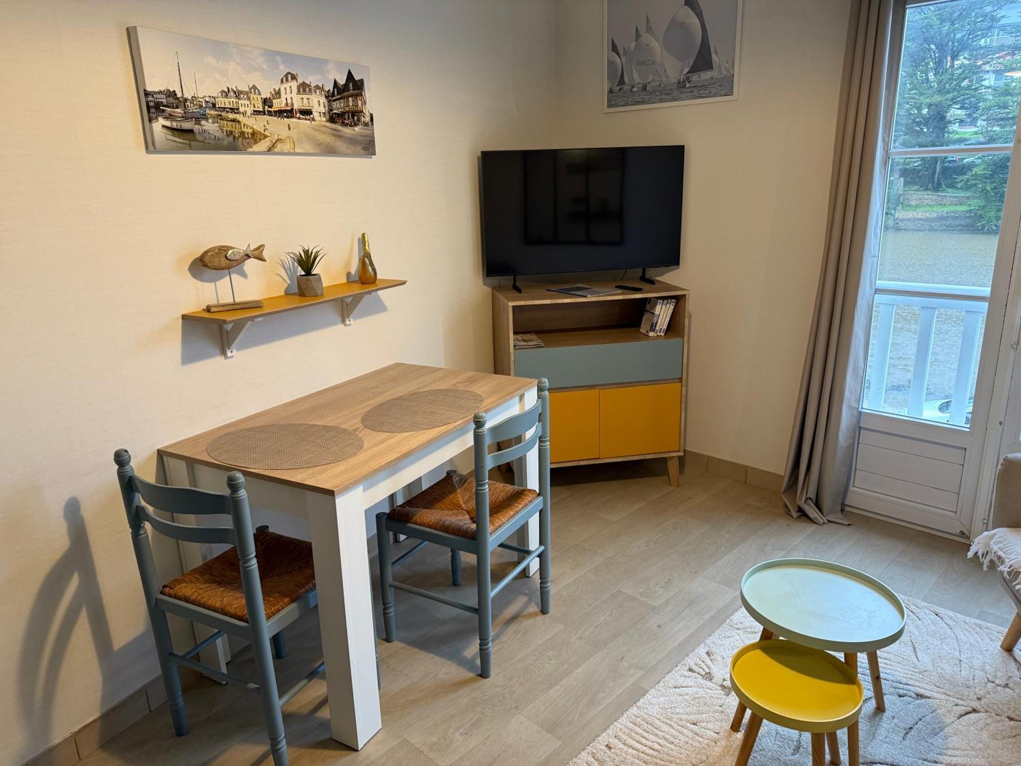 Appartement T2 Vue Sur La Riviere Avec Garage Privatif - Port De Saint-Goustan Auray Exterior photo