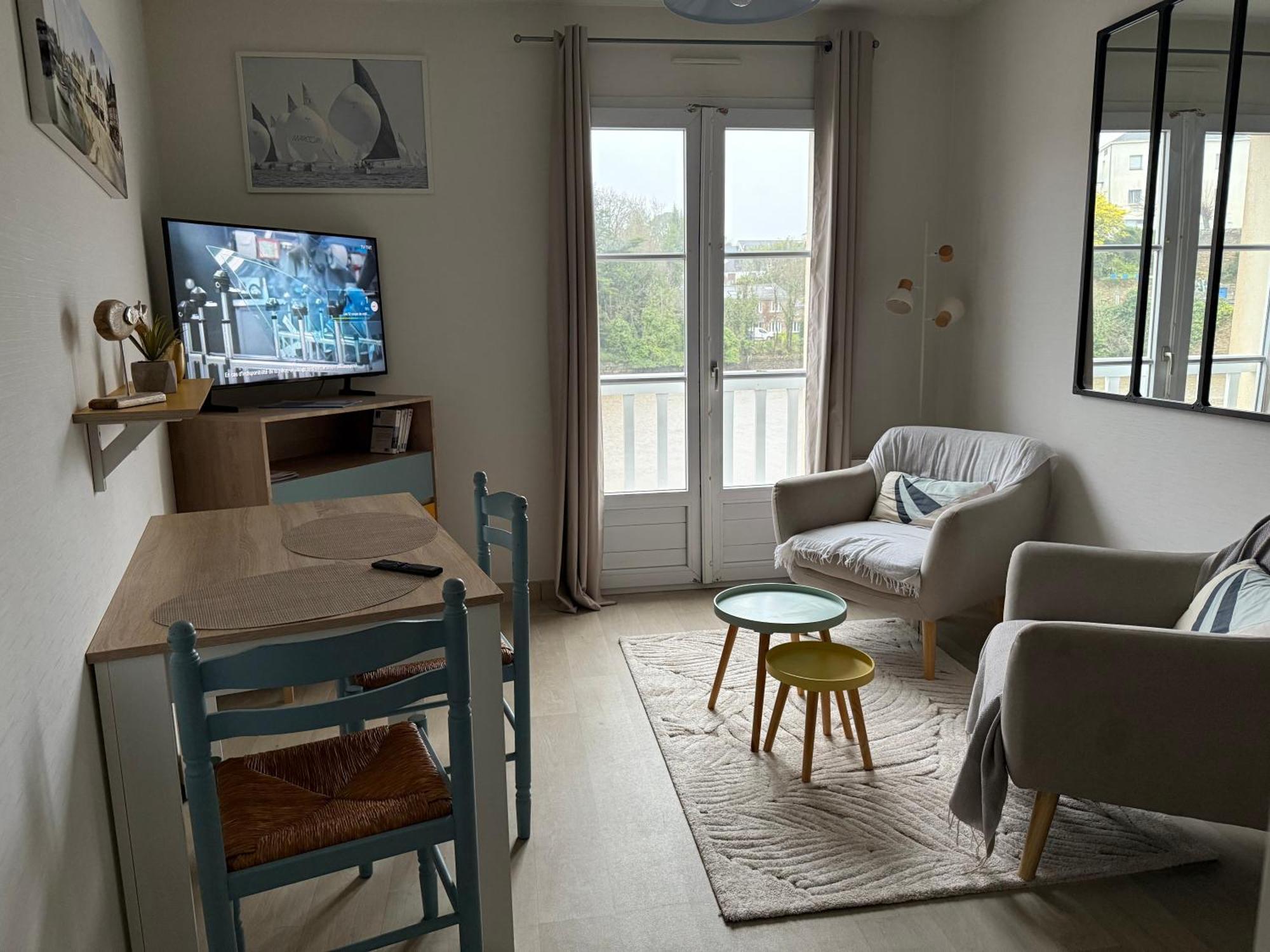 Appartement T2 Vue Sur La Riviere Avec Garage Privatif - Port De Saint-Goustan Auray Exterior photo